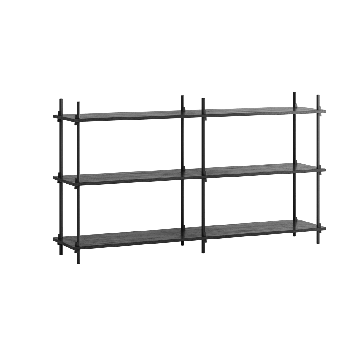 MOEBE Moebe shelving system s.85.2.B Zwart