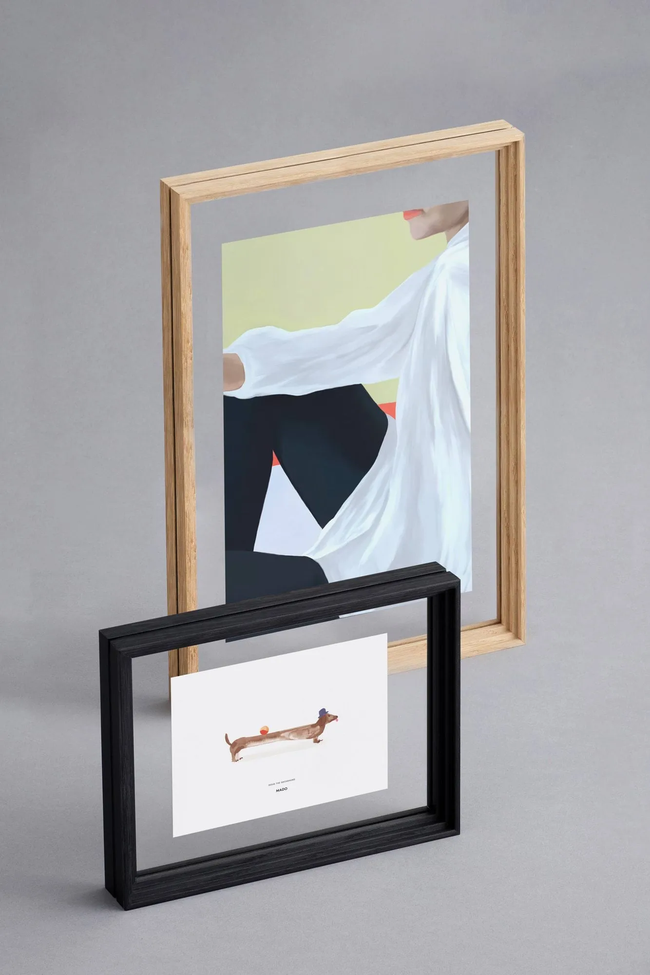 Moebe Standing Frame lijst, zwartgebeitst eiken, A4 MOEBE