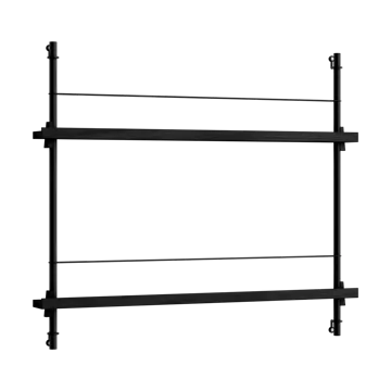 Moebe tijdschriftstandaard - Black-black - MOEBE