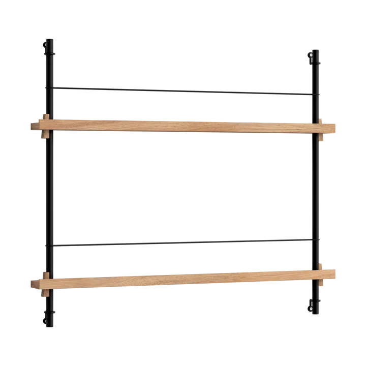 Moebe tijdschriftstandaard - Oak-black - MOEBE