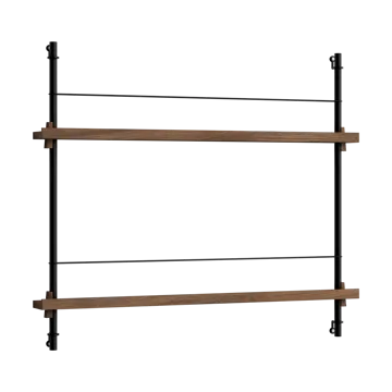 Moebe tijdschriftstandaard - Smoked oak-black - MOEBE