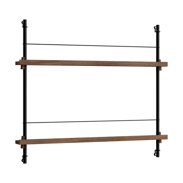 Moebe tijdschriftstandaard - Smoked oak-black - MOEBE