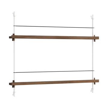 Moebe tijdschriftstandaard - Smoked oak-white - MOEBE