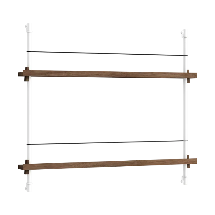 Moebe tijdschriftstandaard - Smoked oak-white - MOEBE