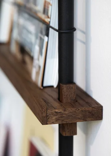 Moebe tijdschriftstandaard - Smoked oak-white - MOEBE