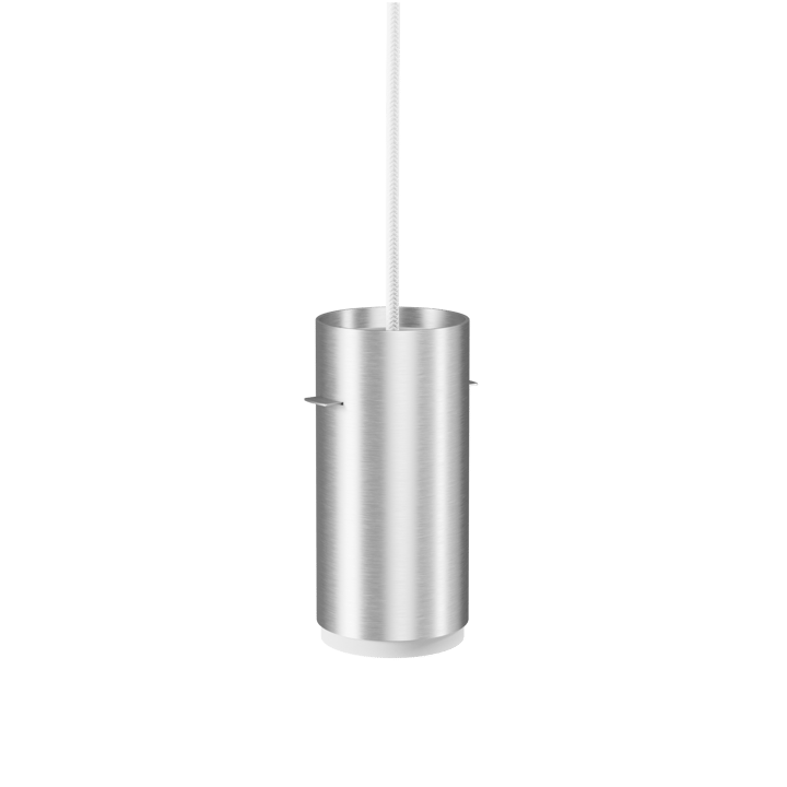 Moebe Tube hanglamp small Ø8 cm - Geborsteld aluminium - MOEBE