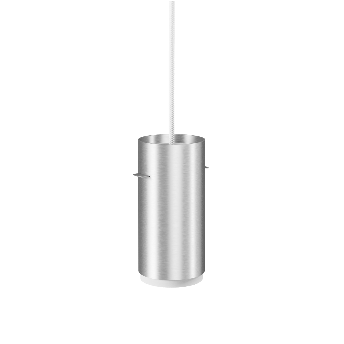 Moebe Tube hanglamp small o8 cm Geborsteld aluminium