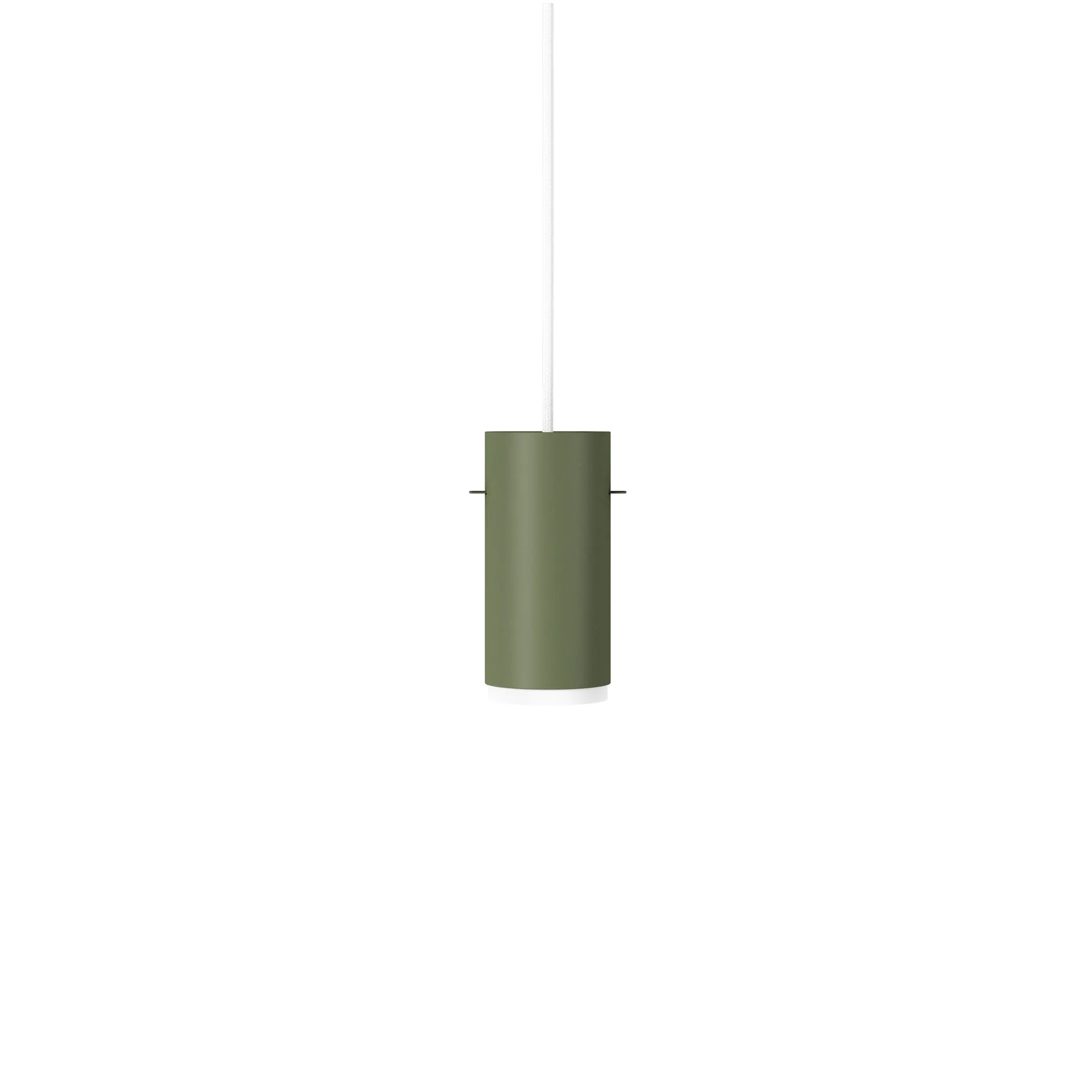 Moebe Tube hanglamp small Ø8 cm, Pine green MOEBE