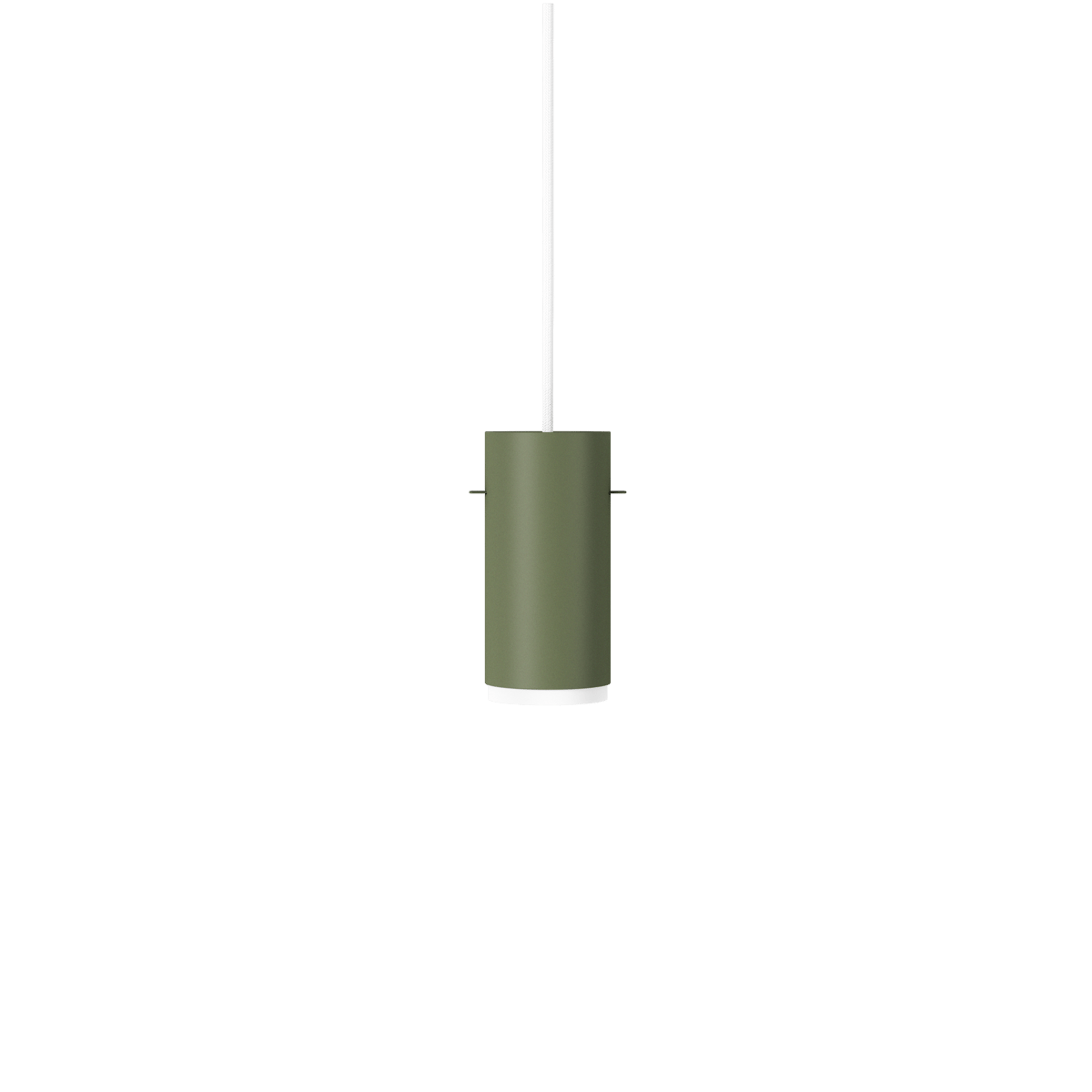 MOEBE Moebe Tube hanglamp small Ø8 cm Pine green