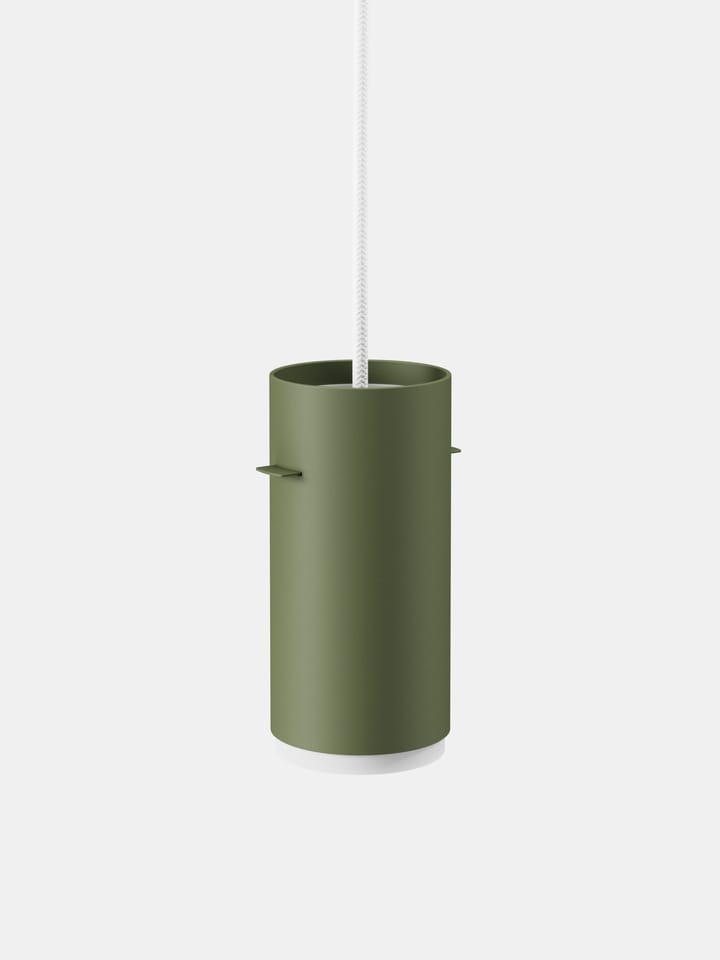 Moebe Tube hanglamp small Ø8 cm - Pine green - MOEBE