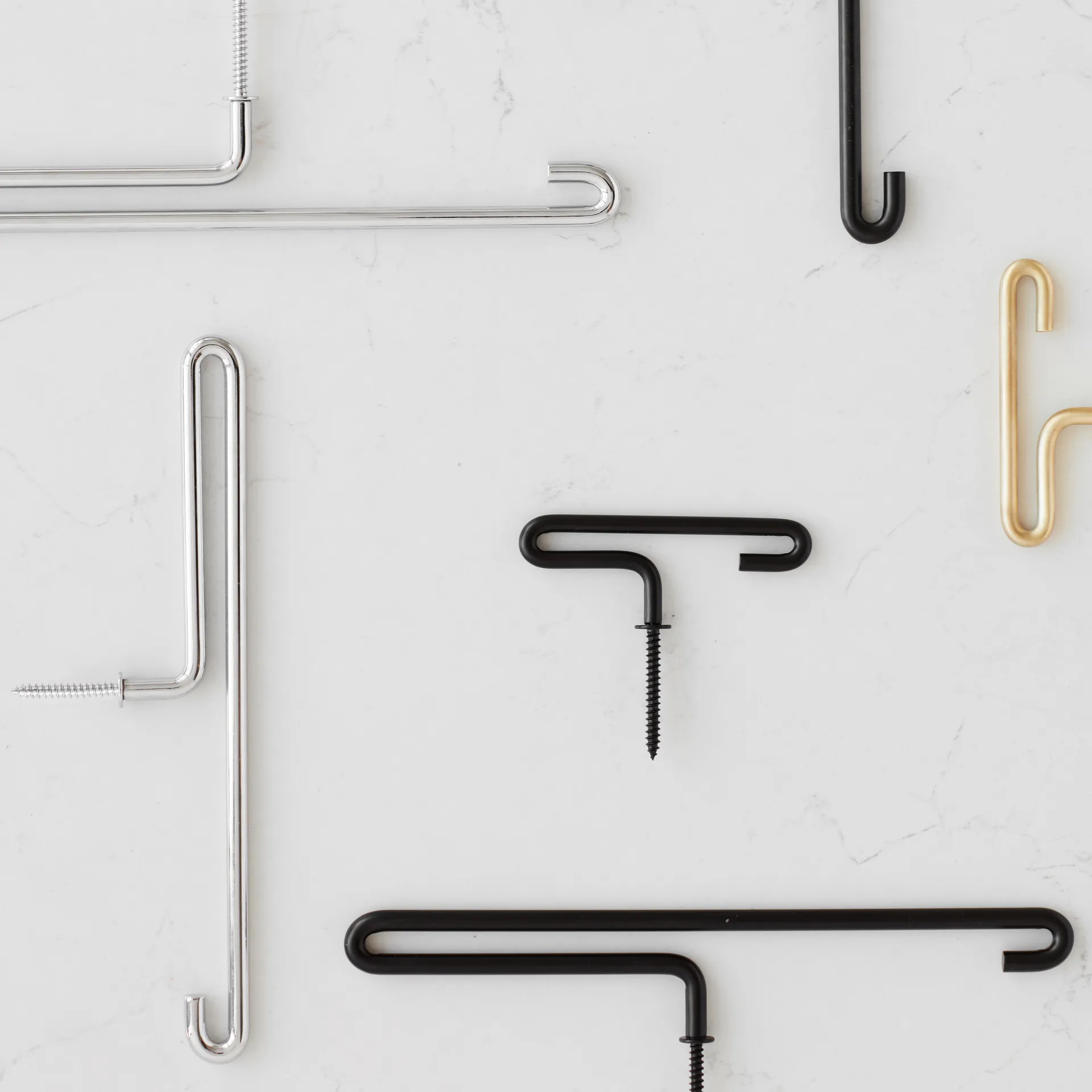 Moebe Wall hook large, Zwart MOEBE