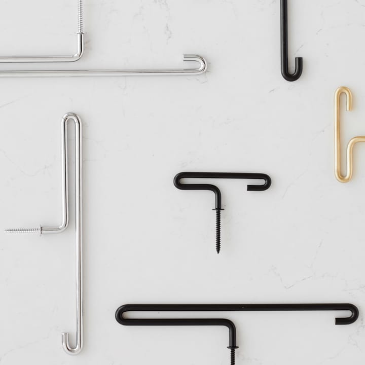 Moebe Wall hook large, Zwart MOEBE