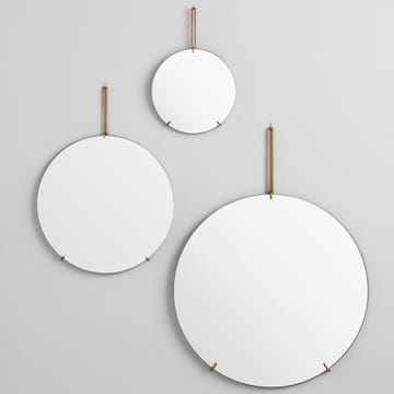 Moebe Wall mirror Ø 30 cm - Messing - MOEBE