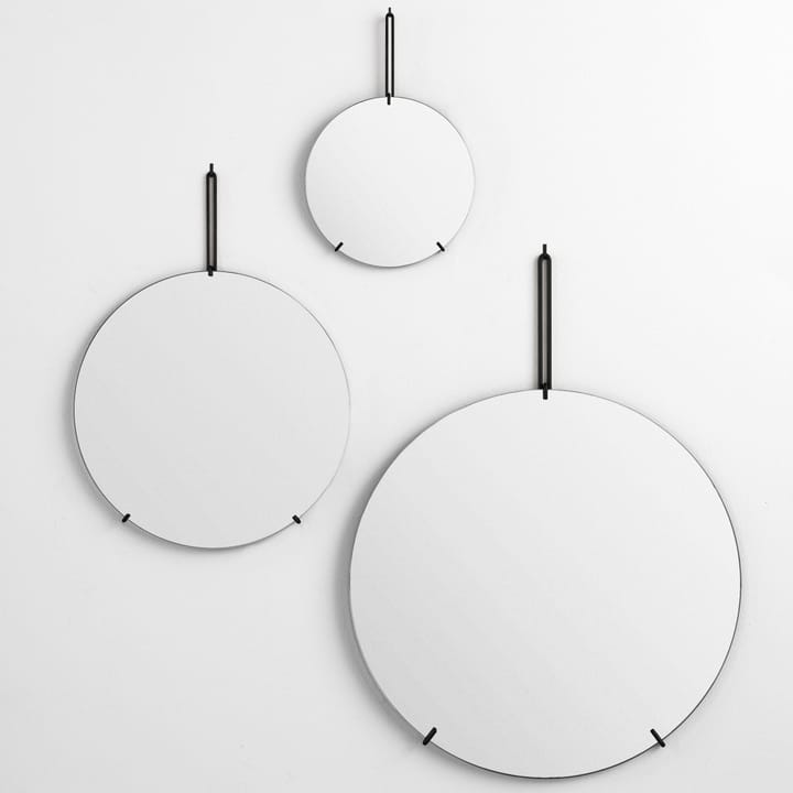 Moebe Wall mirror Ø 30 cm - Zwart - MOEBE