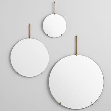 Moebe Wall mirror Ø 50 cm - Messing - MOEBE