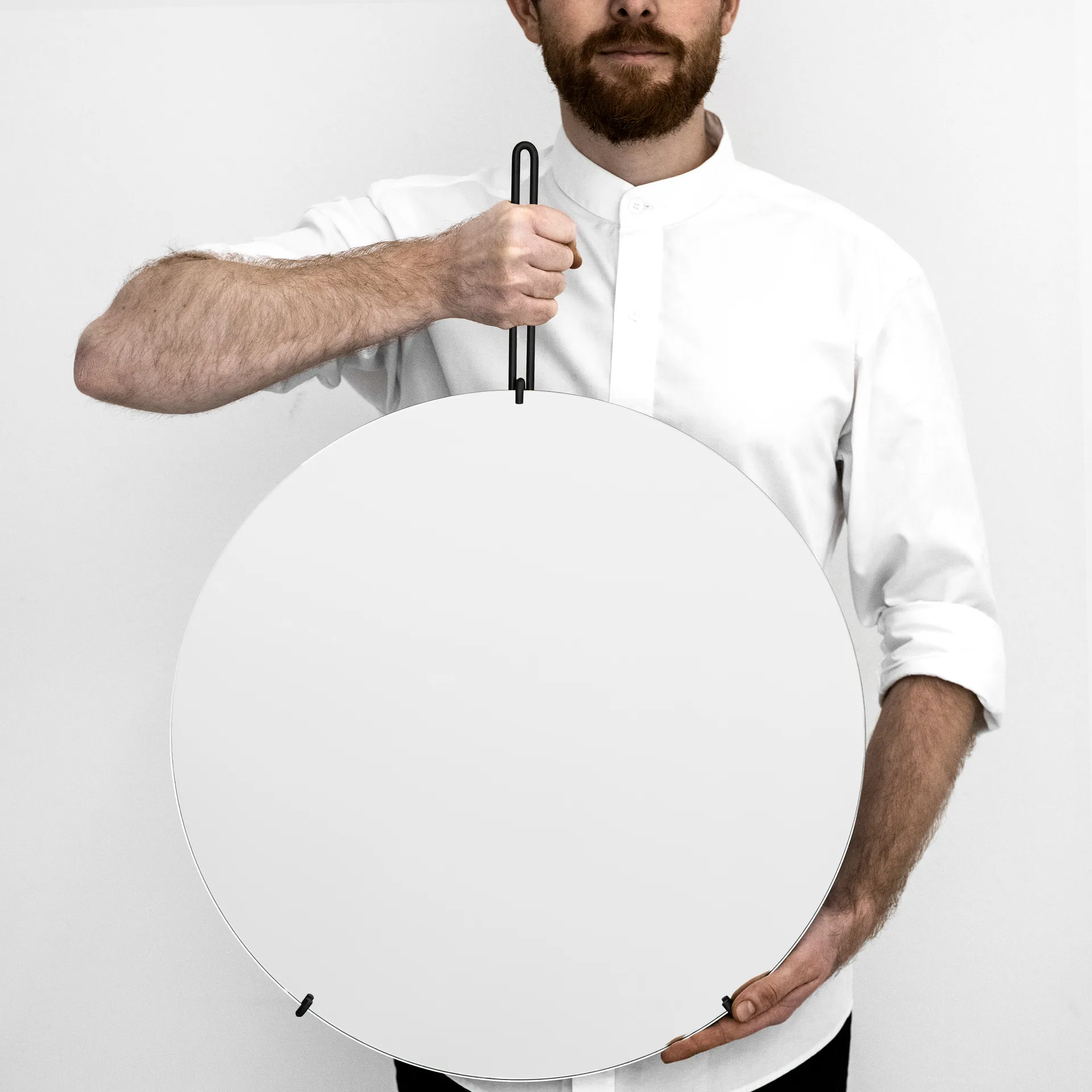 Moebe Wall mirror Ø 50 cm, Zwart MOEBE