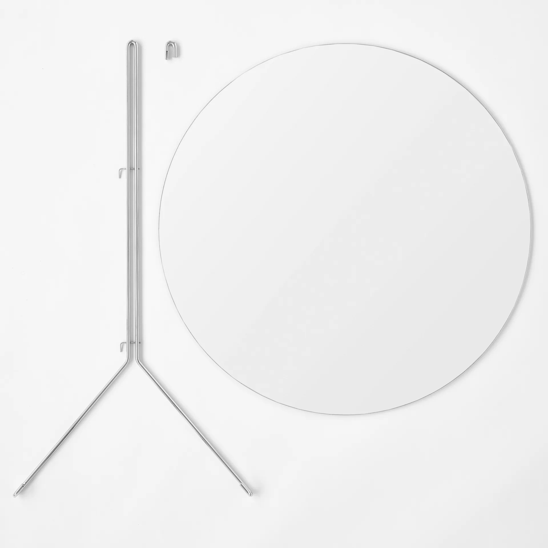 Moebe wall mirror Ø 70 cm, Chroom MOEBE