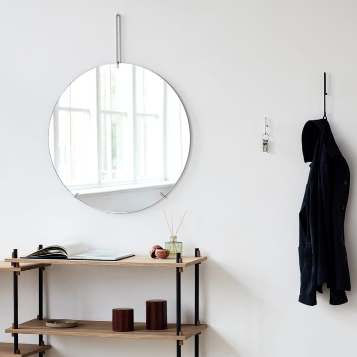 Moebe wall mirror Ø 70 cm, Chroom MOEBE
