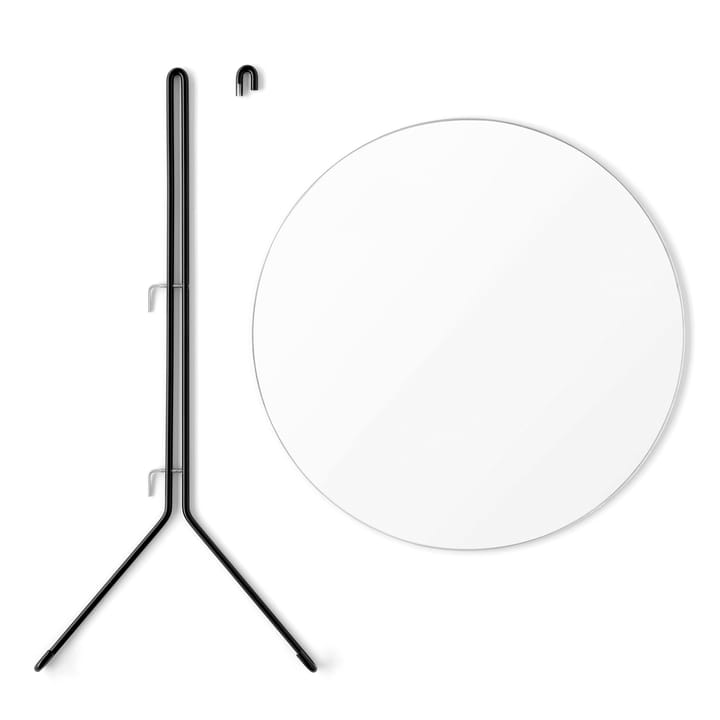 Moebe wall mirror Ø 70 cm, Zwart MOEBE