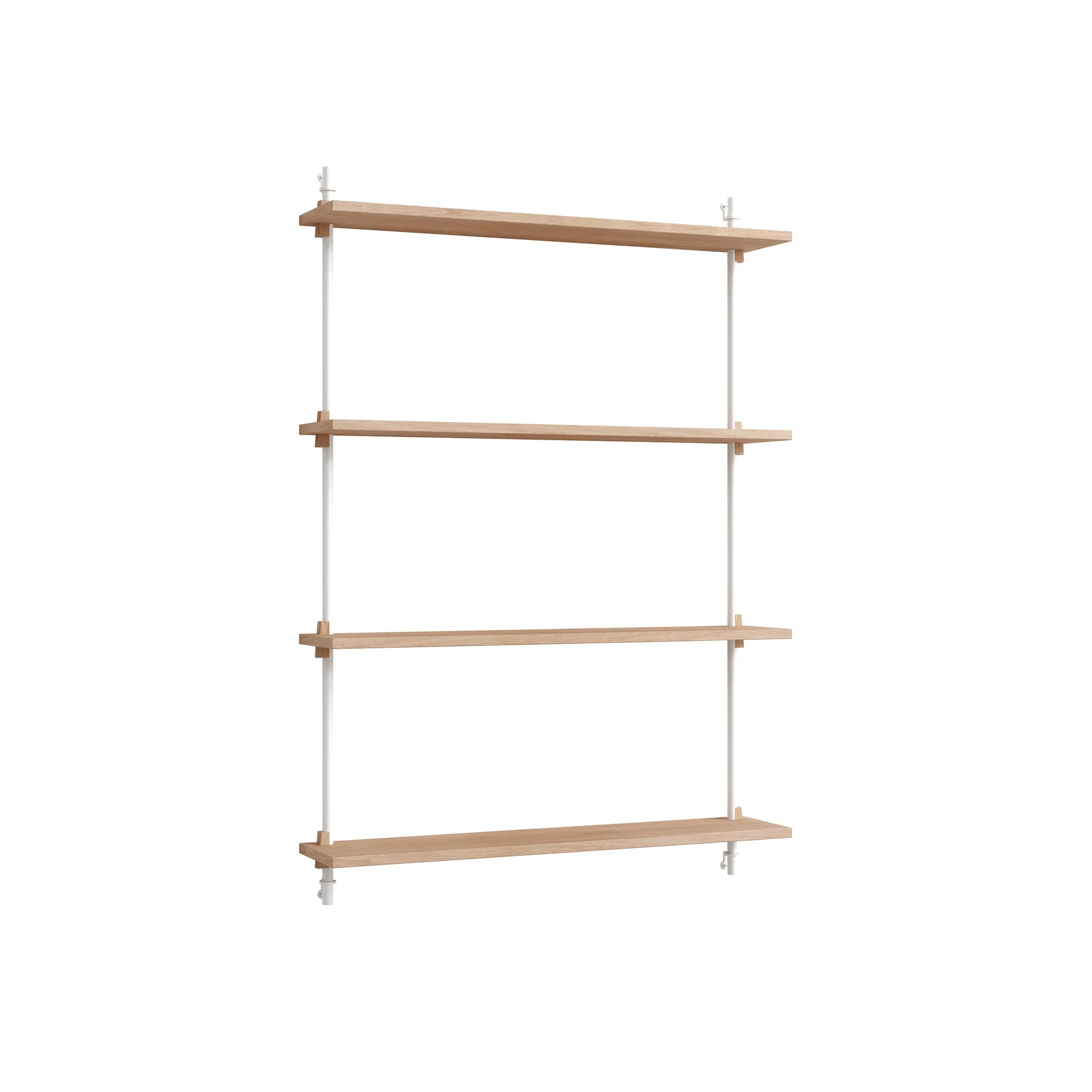 Moebe wall shelving ws.115.1, Eikenhout-wit MOEBE