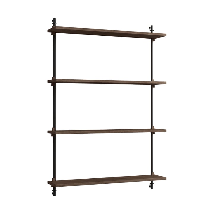 Moebe wall shelving ws.115.1 - Gerookt eikenhout-zwart - MOEBE