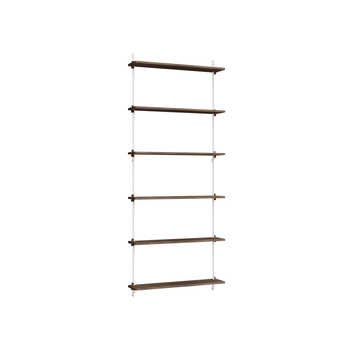 Moebe wall shelving ws.200.1 - Gerookt eikenhout-wit - MOEBE