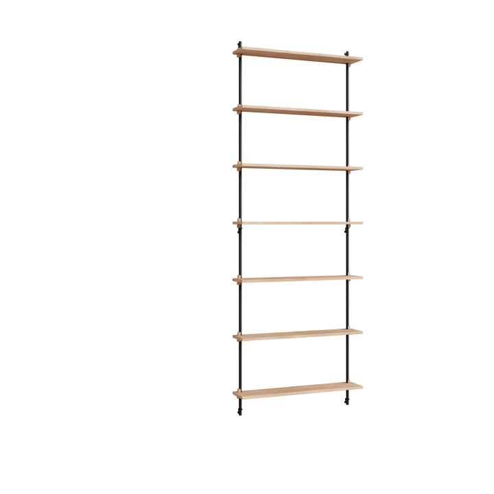 Moebe wall shelving ws.230.1 - Eikenhout-zwart - MOEBE