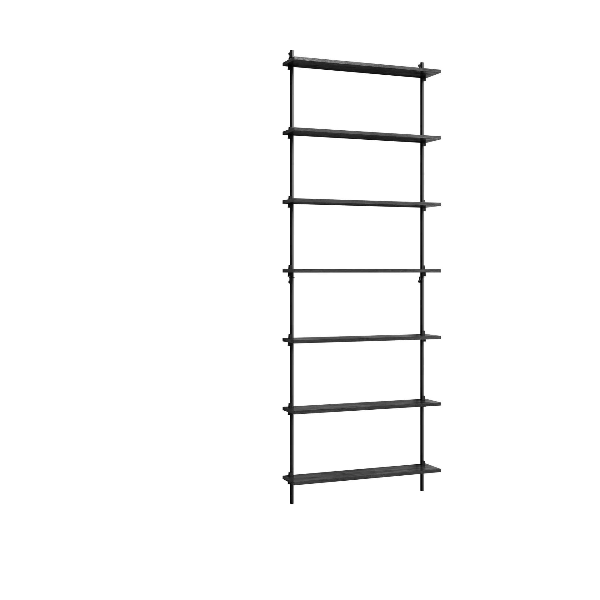 Moebe wall shelving ws.230.1, Zwart MOEBE
