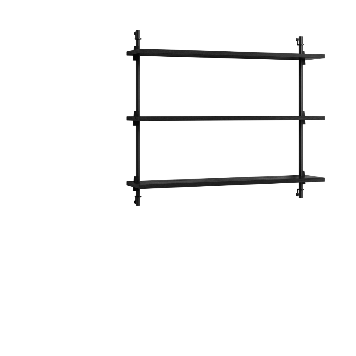 MOEBE Moebe wall shelving ws.65.1 Zwart