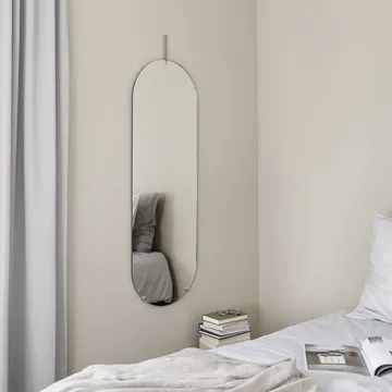 Moebe wandspiegel 133 cm - Stainless steel - MOEBE