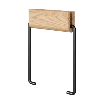 Moebe wc-papierhouder - Eikenhout-zwart - MOEBE