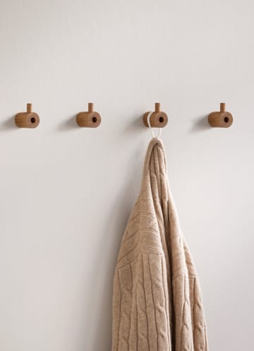 Moebe wooden wall hook haak - Eikenhout - MOEBE