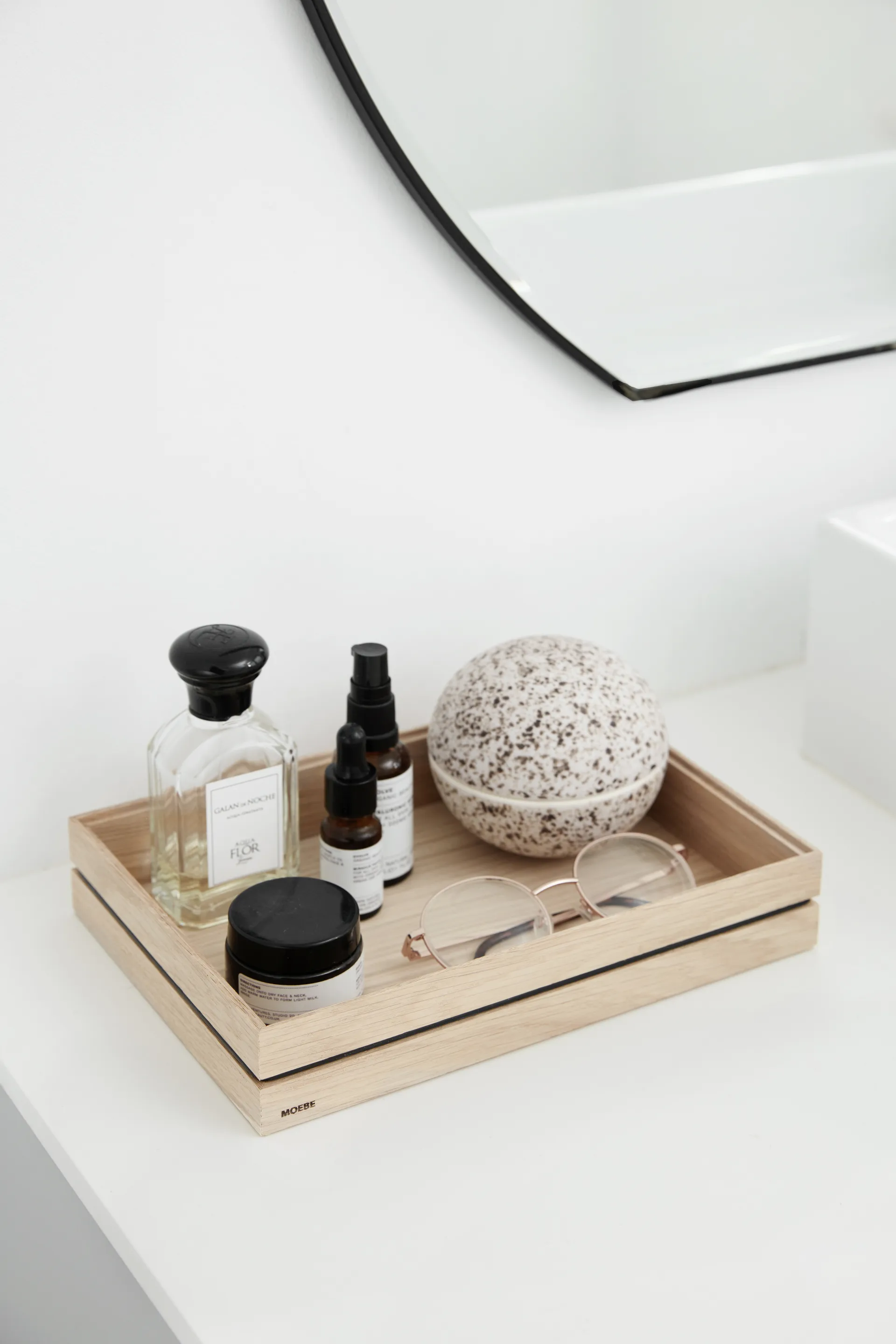 Organise opbergdoos 17x25 cm, Wood MOEBE