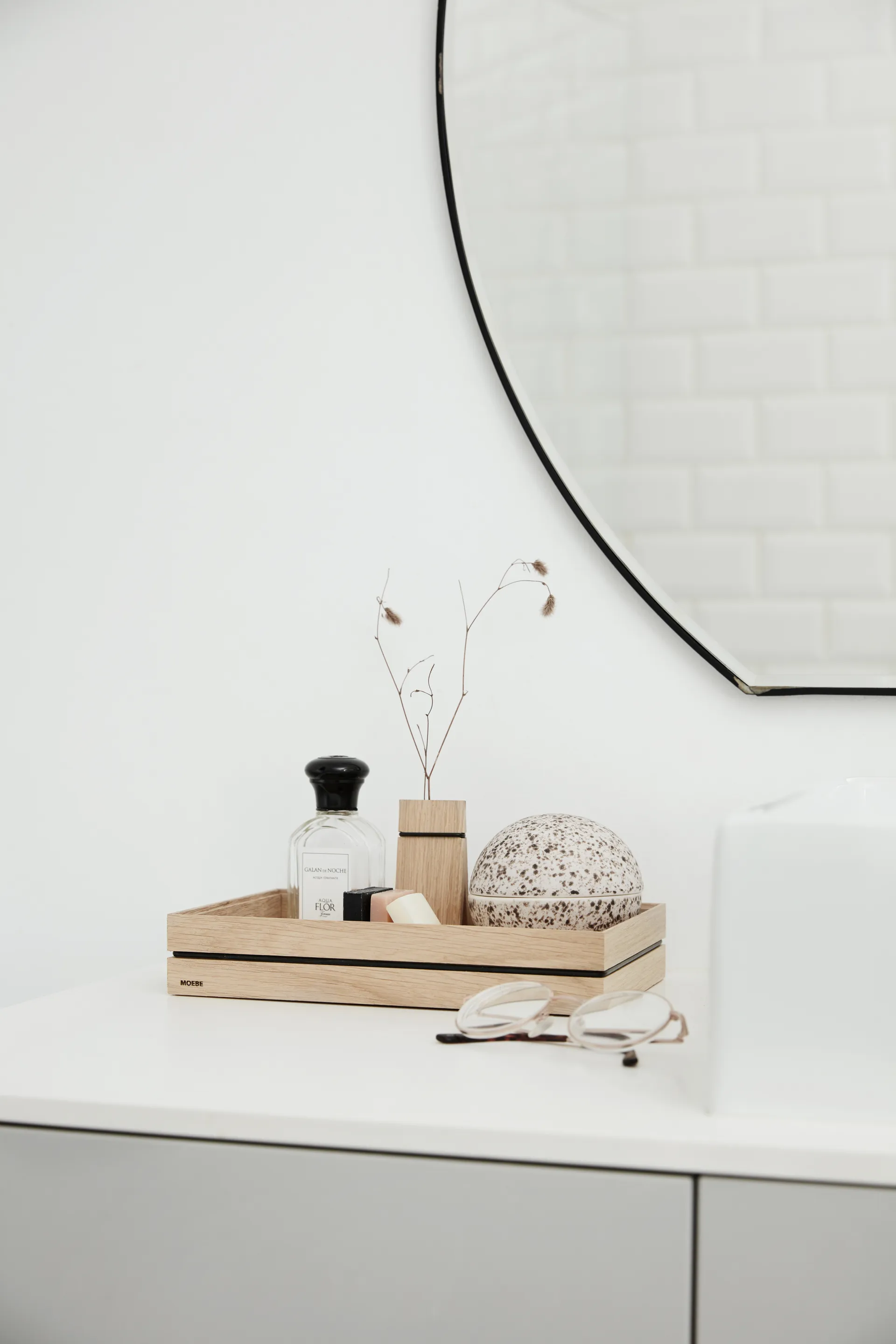 Organise opbergdoos 17x25 cm, Wood MOEBE