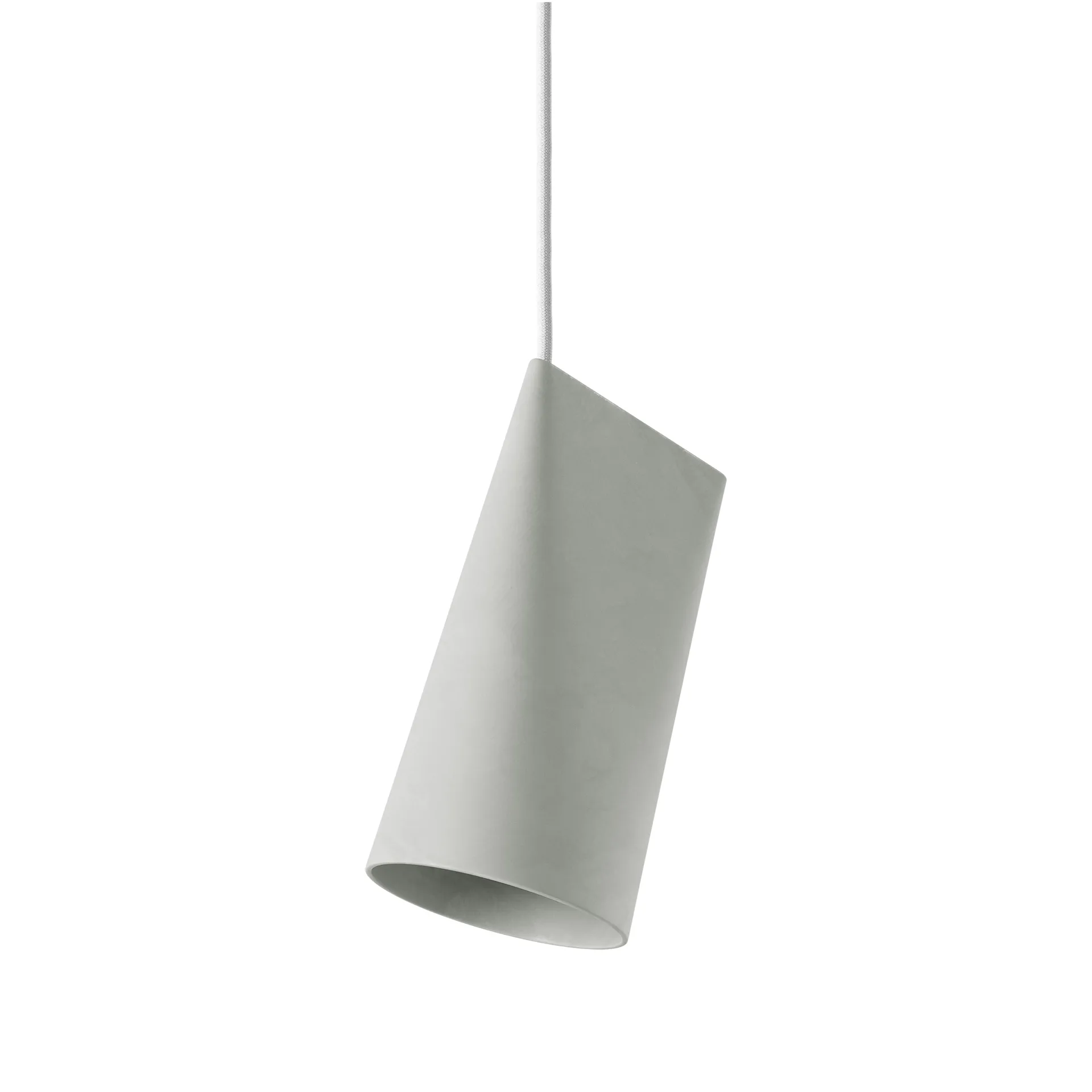 Plafondlamp keramiek 11,2x22 cm, Light Grey MOEBE