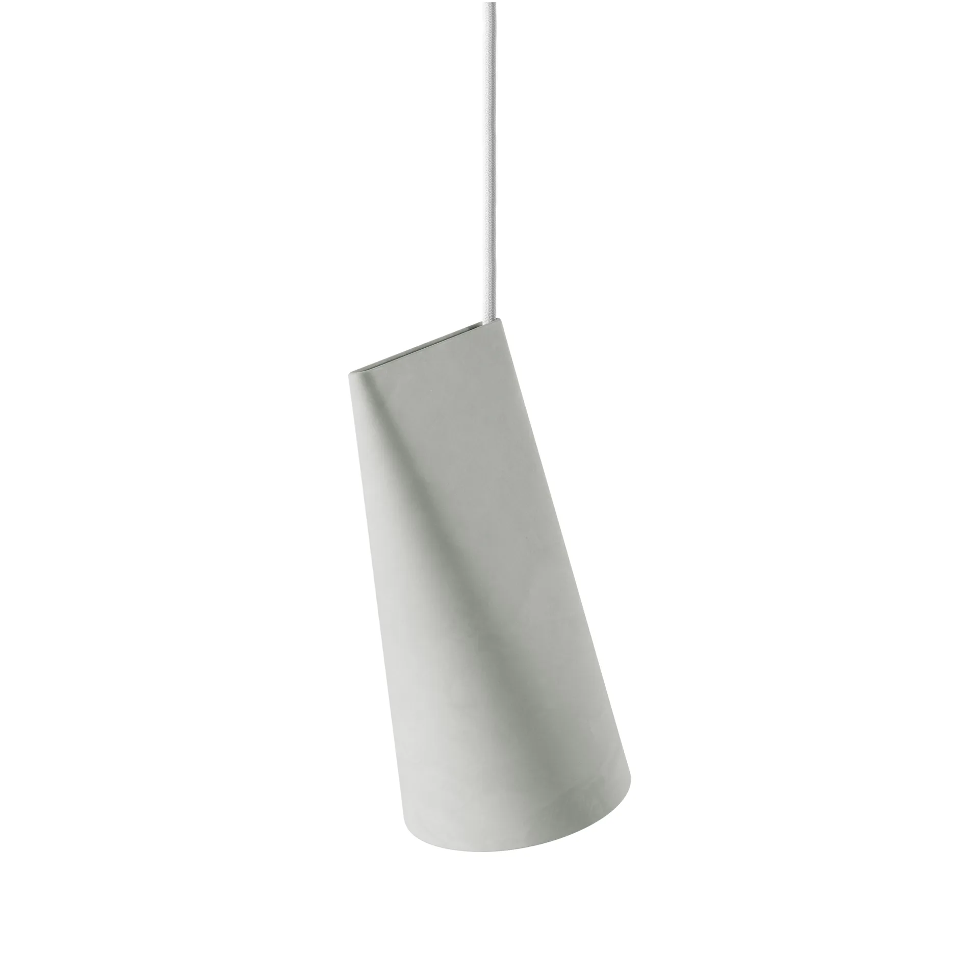 Plafondlamp keramiek 11,2x22 cm, Light Grey MOEBE
