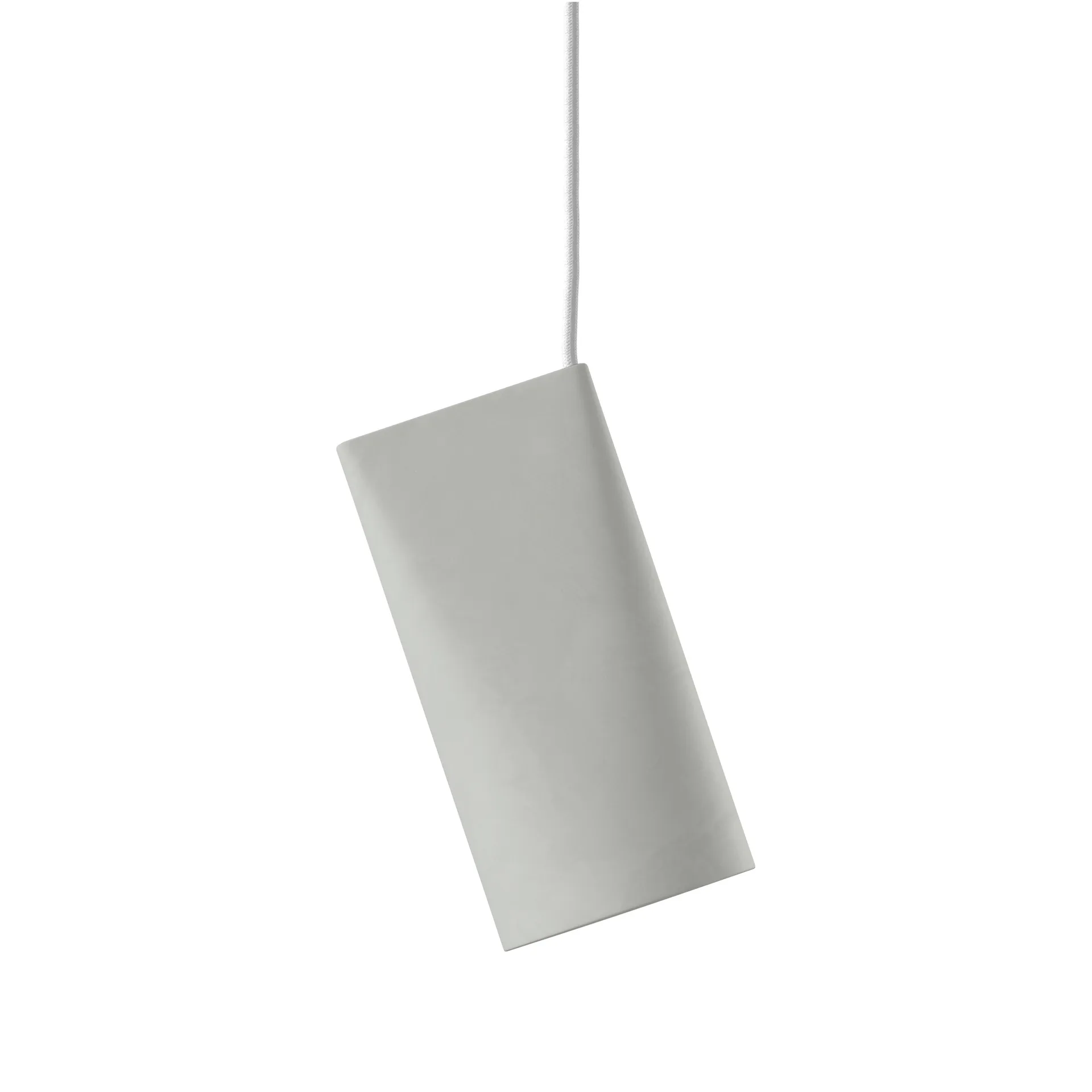 Plafondlamp keramiek 11,2x22 cm, Light Grey MOEBE