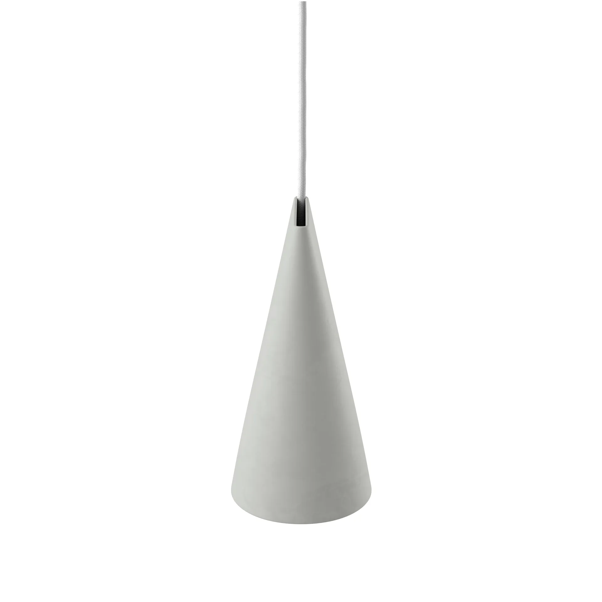 Plafondlamp keramiek 11,2x22 cm, Light Grey MOEBE