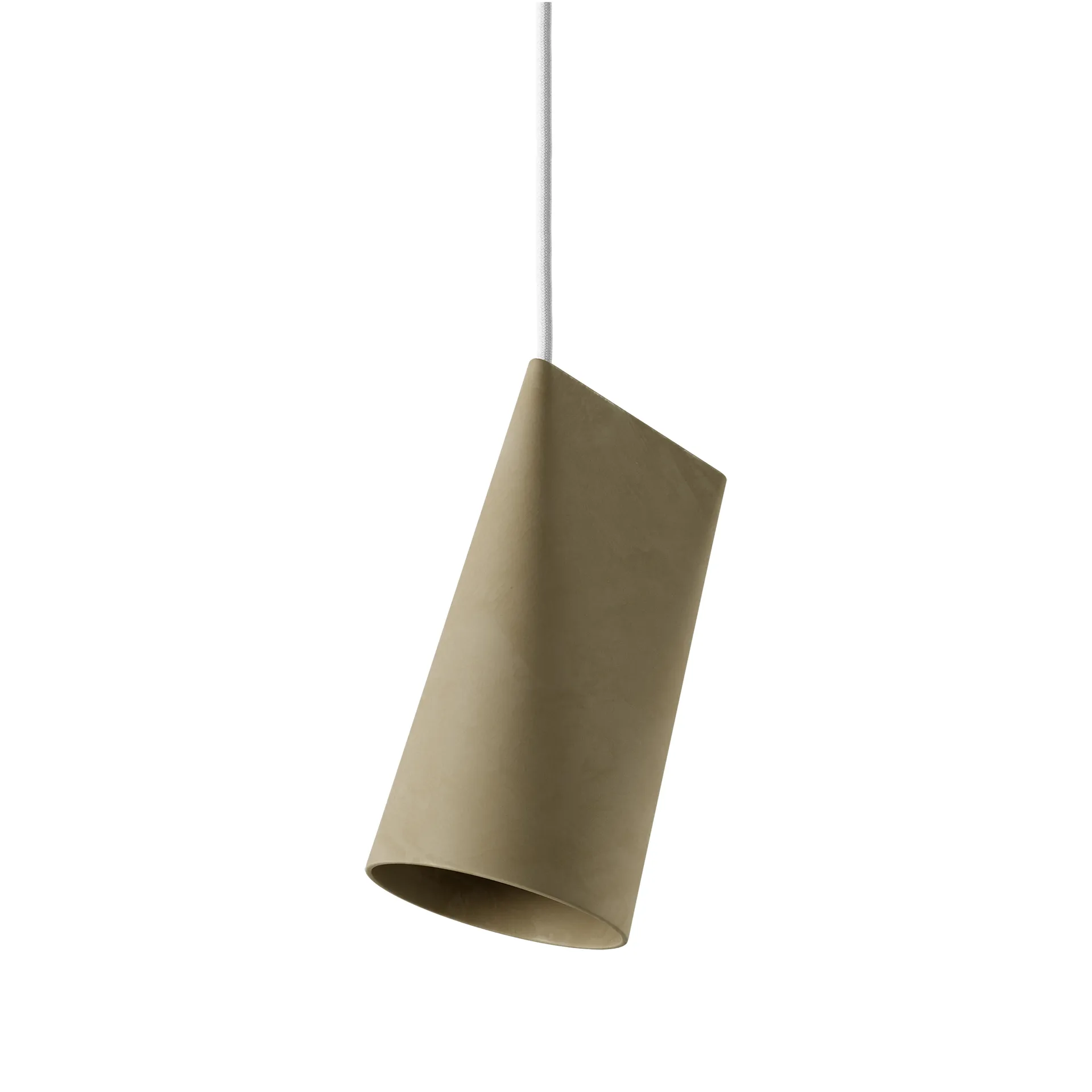 Plafondlamp keramiek 11,2x22 cm, Olive MOEBE