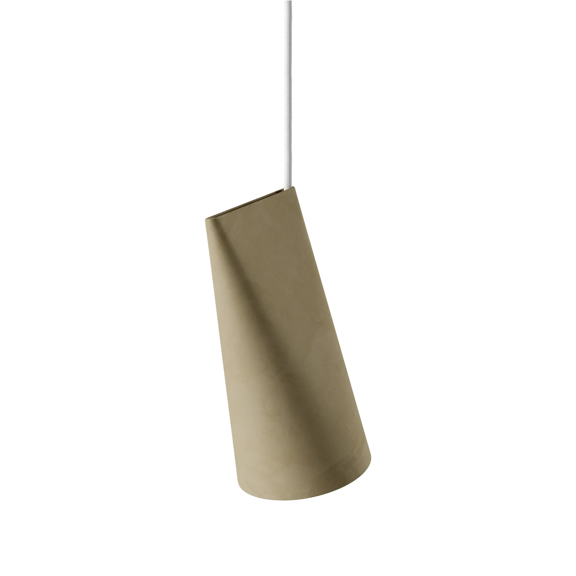 Plafondlamp keramiek 11,2x22 cm, Olive MOEBE