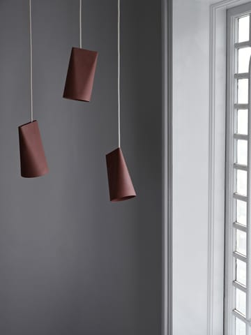 Plafondlamp keramiek 11,2x22 cm - Terra Cotta, Wood - MOEBE