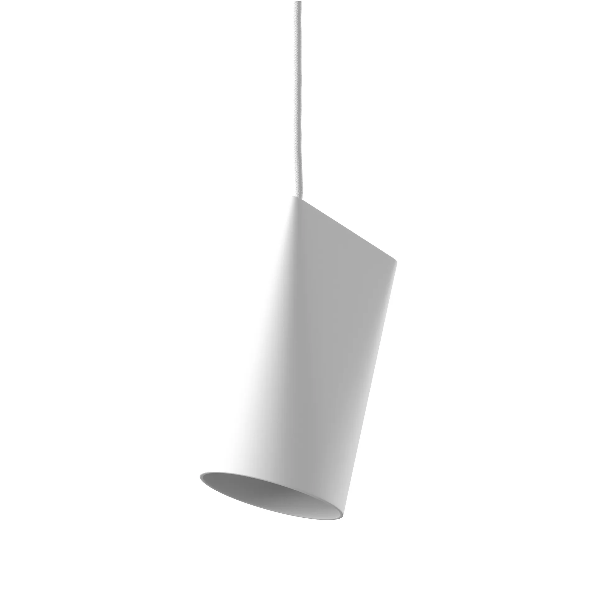 Plafondlamp keramiek 11,2x22 cm, White MOEBE