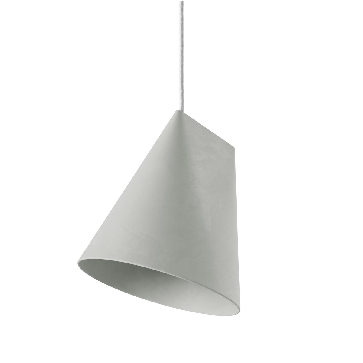 MOEBE Plafondlamp keramiek 23x23,5 cm Light Grey | Scandinavisch Interieur | Plafondlampen | Grijs