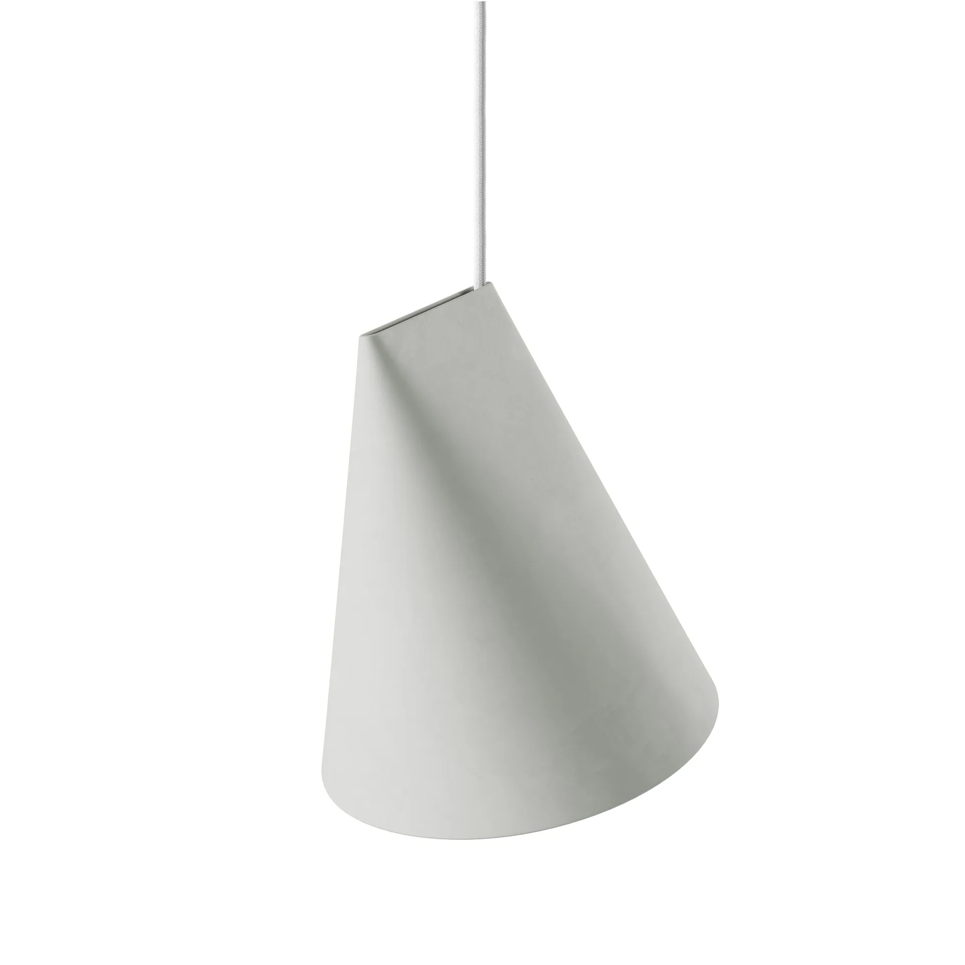 Plafondlamp keramiek 23x23,5 cm, Light Grey MOEBE