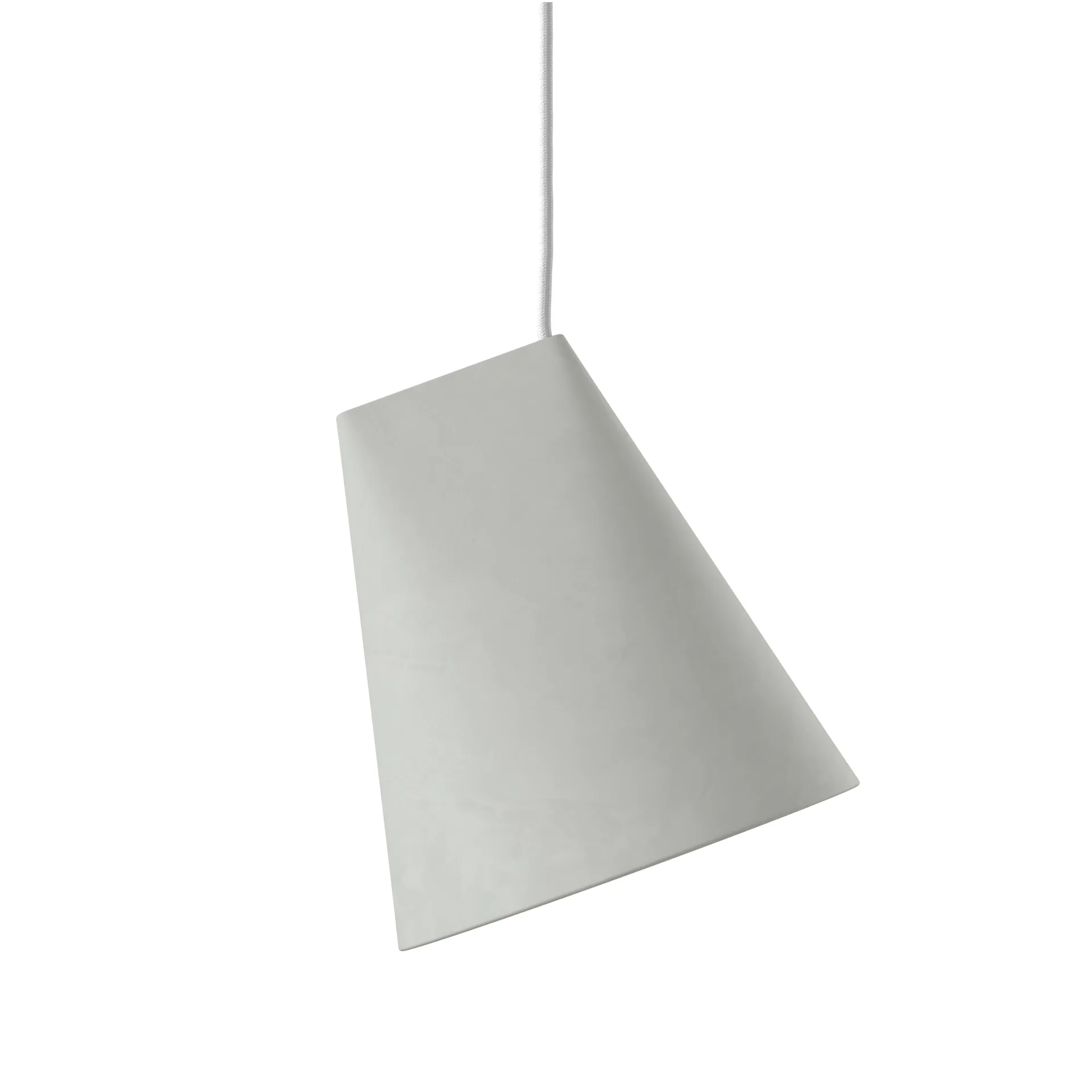 Plafondlamp keramiek 23x23,5 cm, Light Grey MOEBE