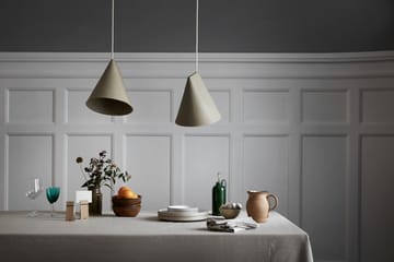 Plafondlamp keramiek 23x23,5 cm - Olive - MOEBE