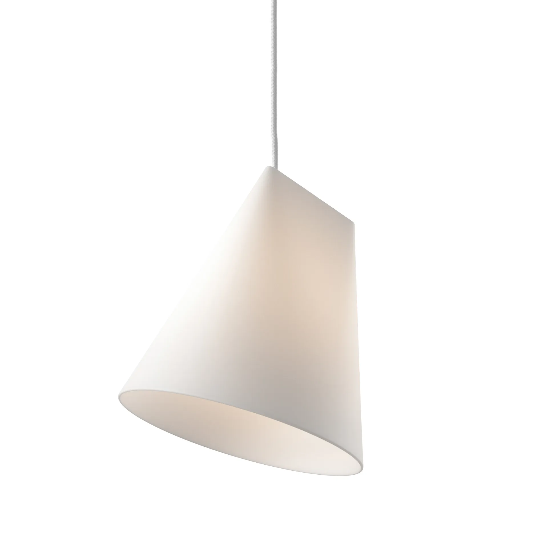 Plafondlamp keramiek 23x23,5 cm, White MOEBE
