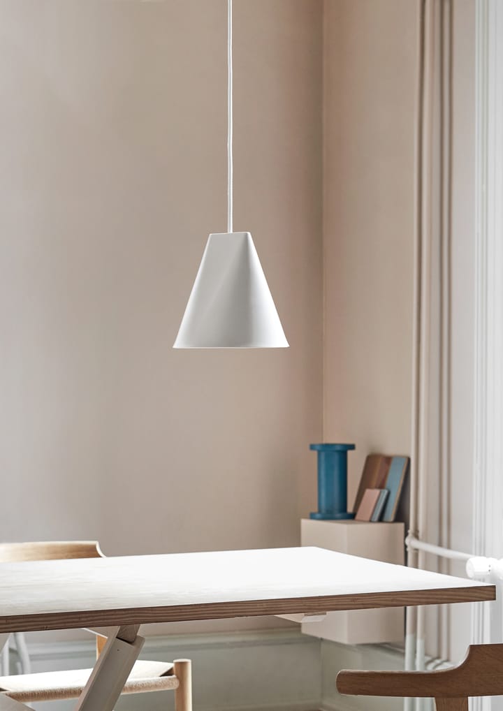 Plafondlamp keramiek 23x23,5 cm, White MOEBE