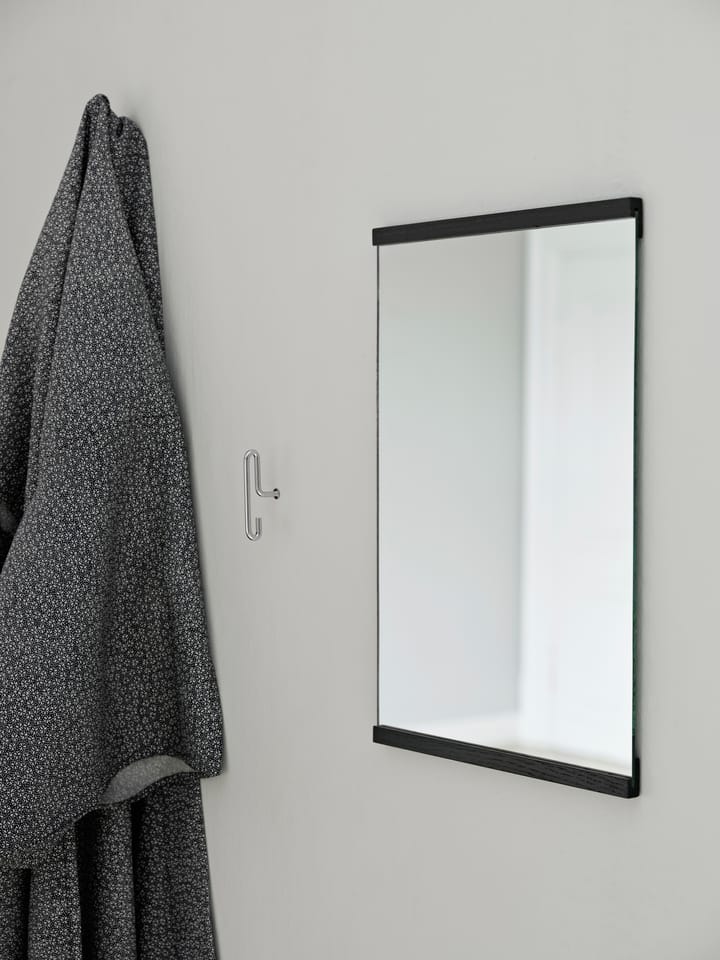 Rechthoekige wandspiegel 30x40 cm, Black MOEBE