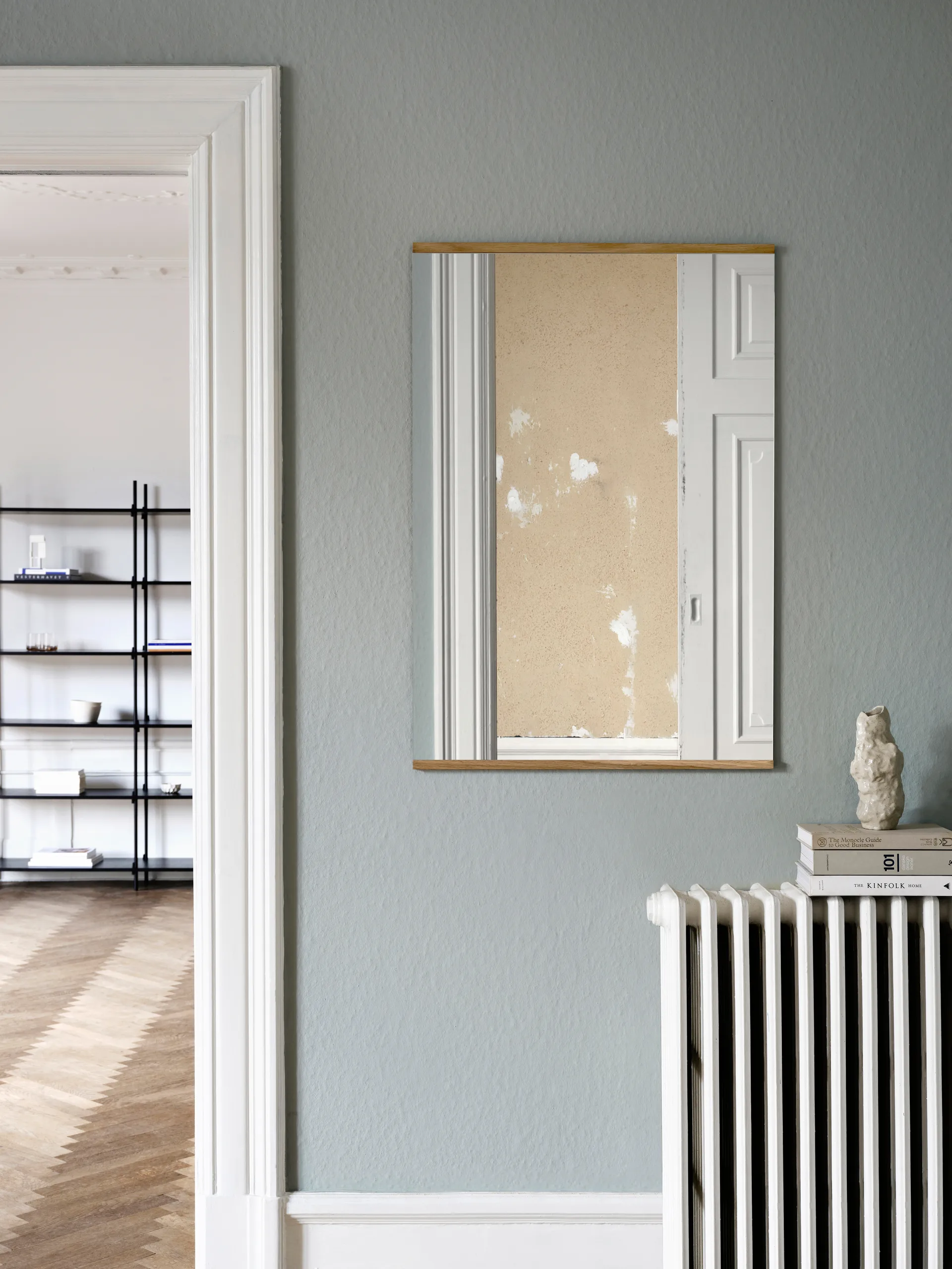 Rechthoekige wandspiegel 70x100 cm, Oak MOEBE
